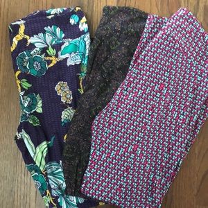 Bundle of 3 LuLaRoe leggings size TC